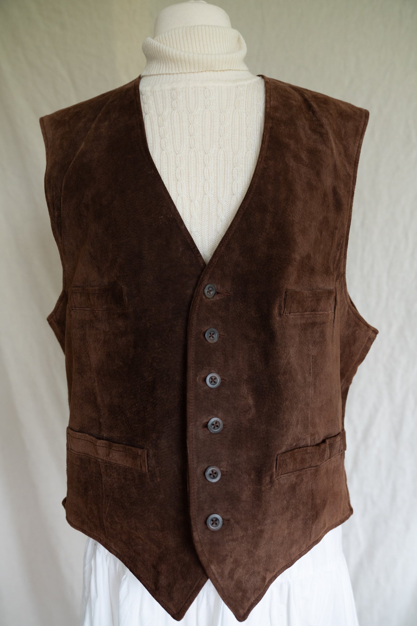 Suede Vest