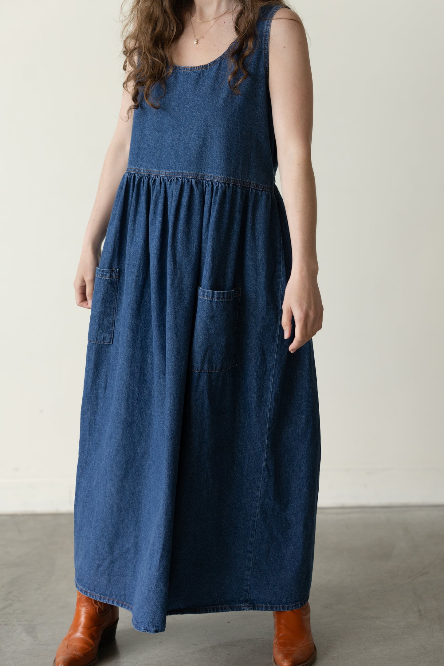 Denim Pocket Dress