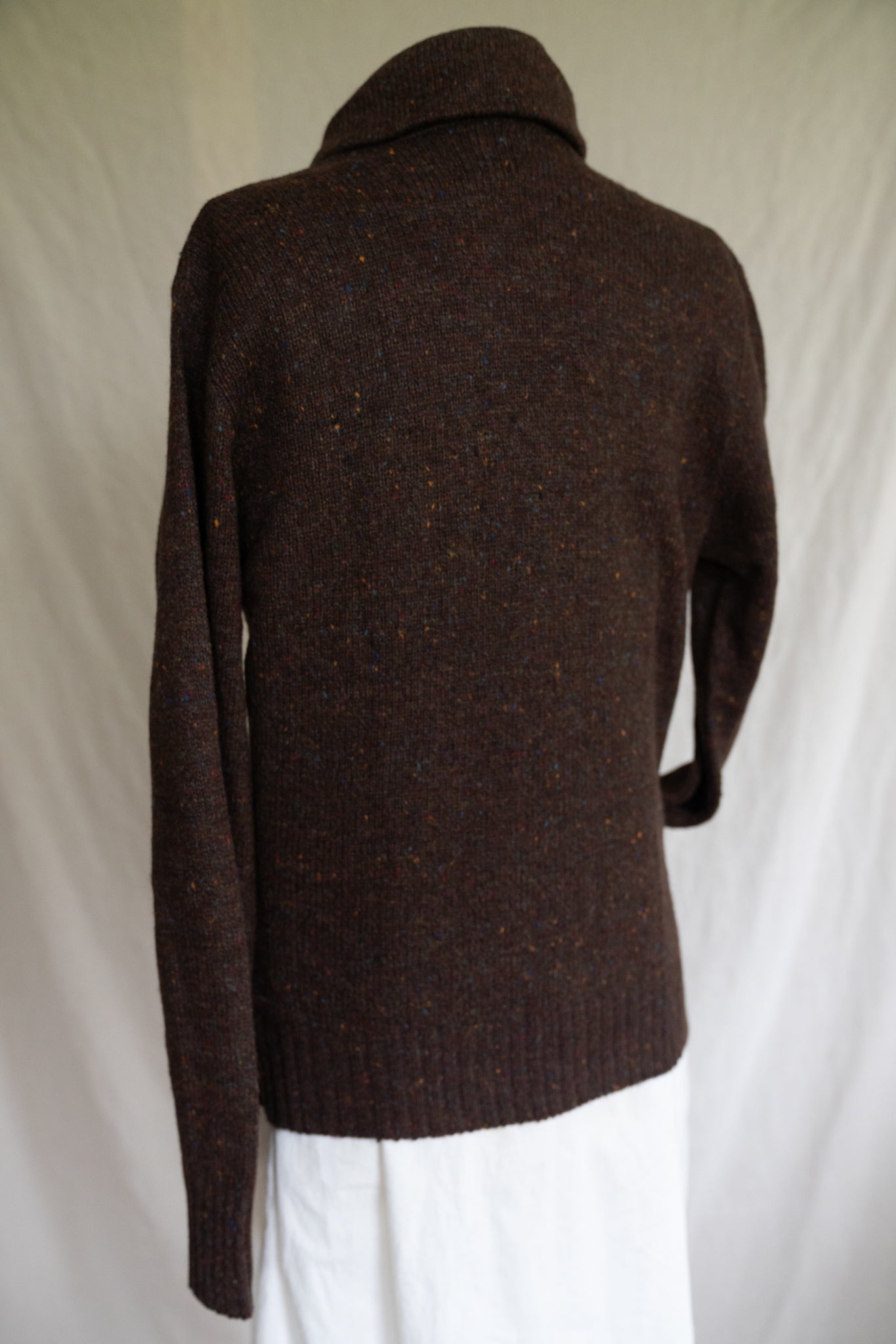 Flecked Wool Cardigan