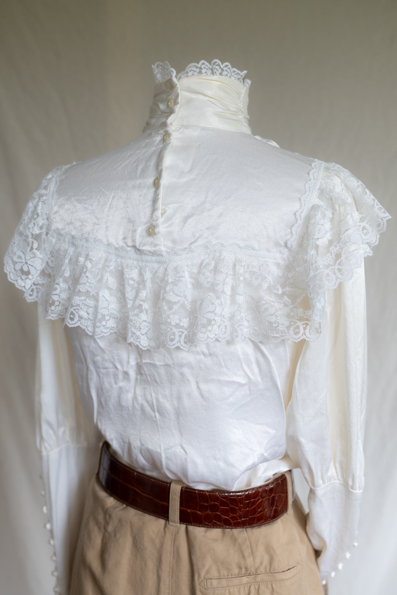 Gunne Sax Ruffle Blouse