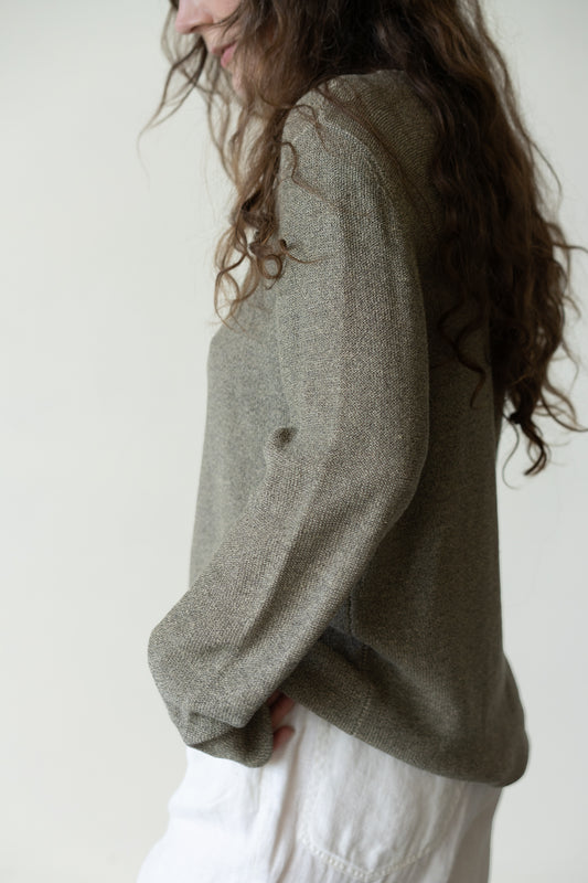 DKNY Linen Blend Pullover