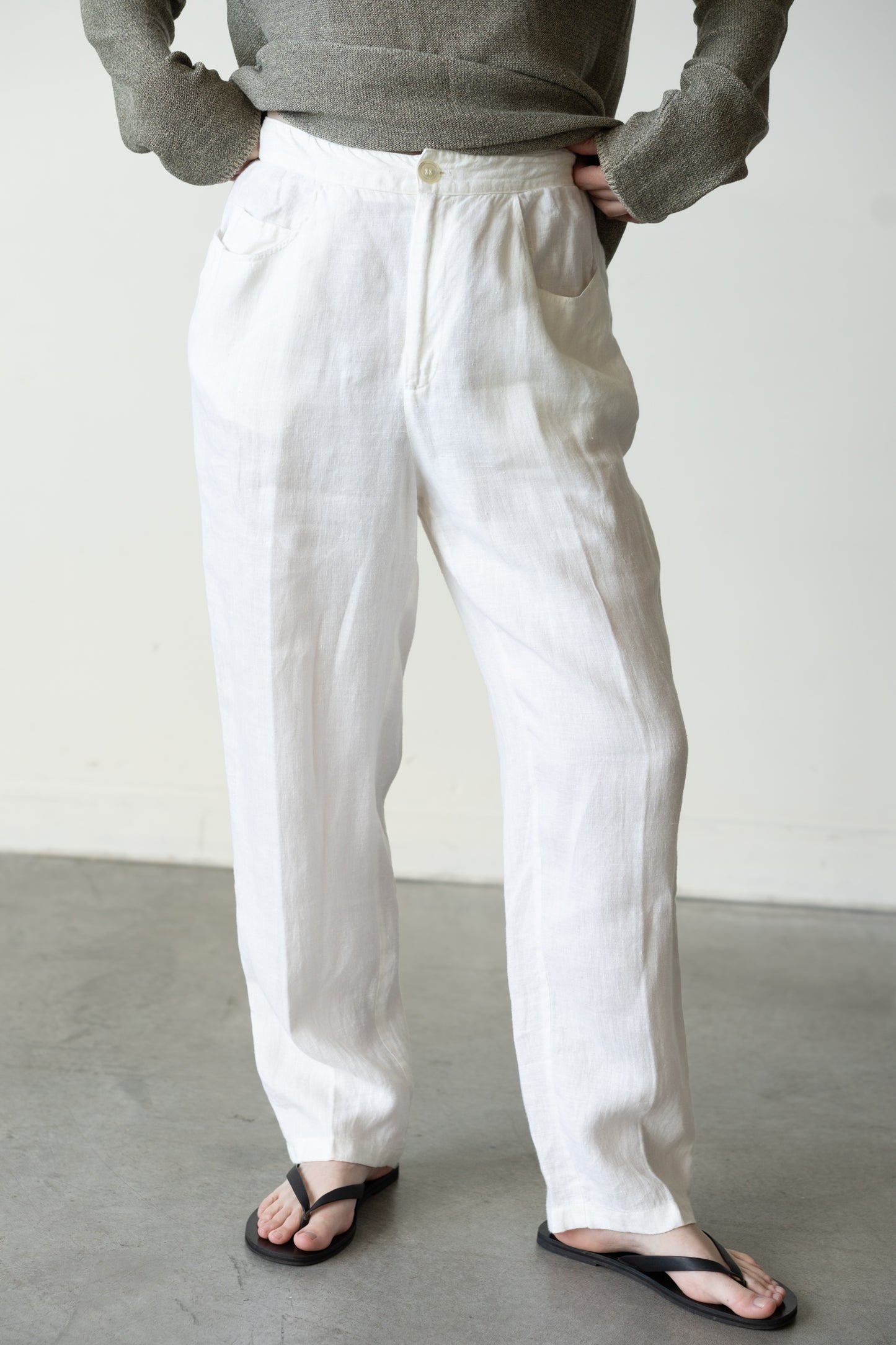 DKNY Linen Pant