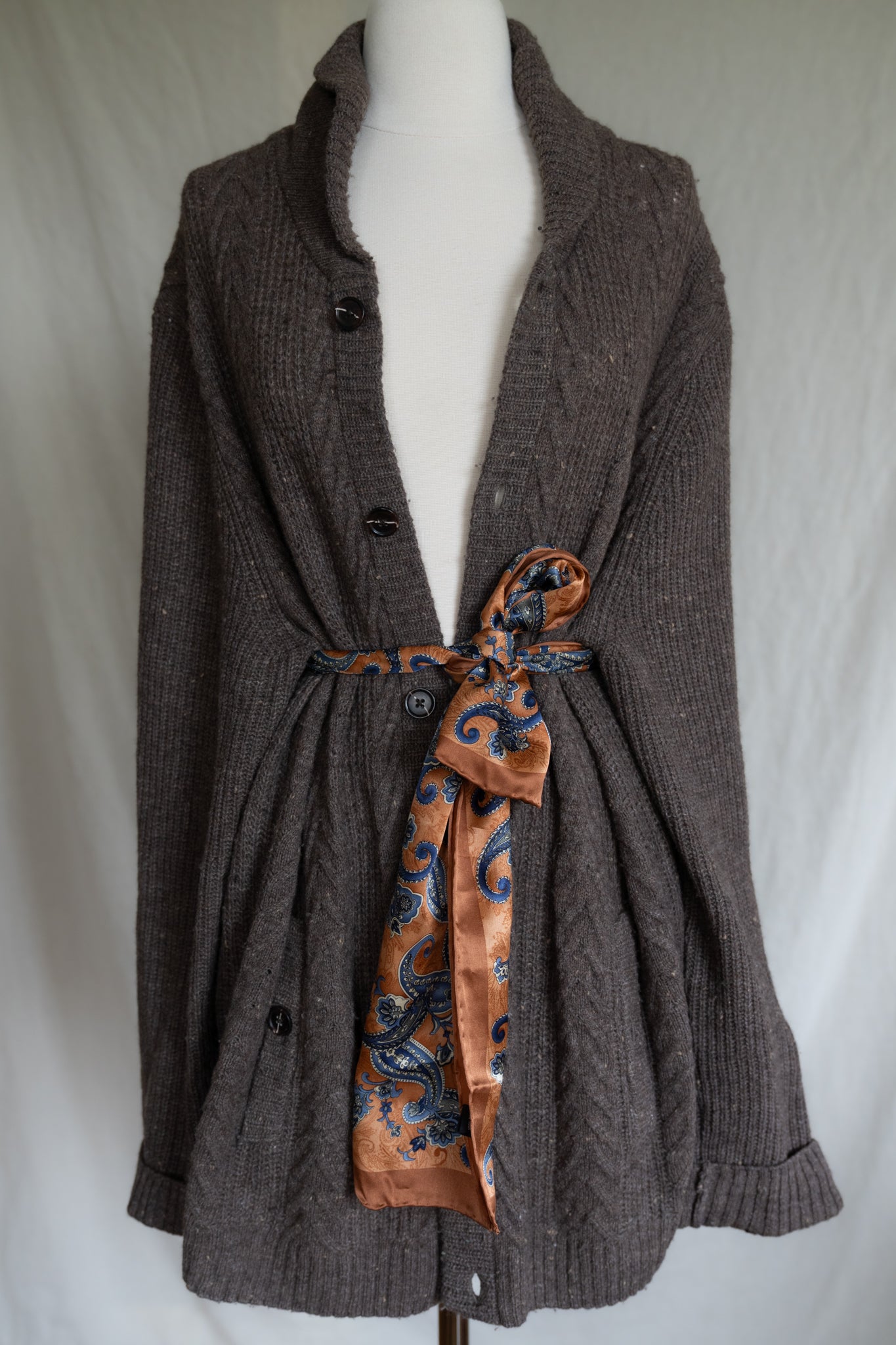 Chocolate Wool Cardigan