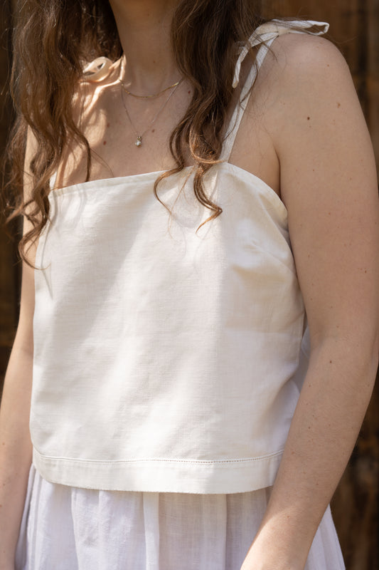 Hemstitch Tie Camisole