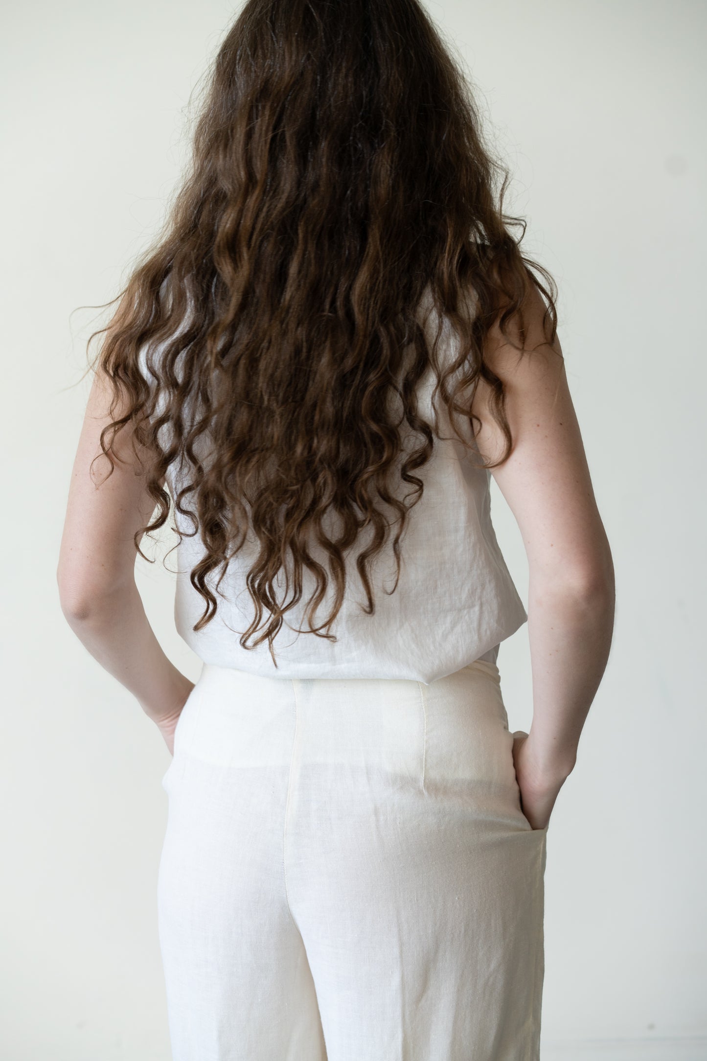 JNY Sleeveless Linen Top