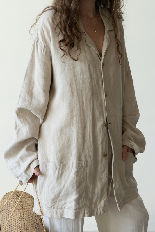 Linen Chore Jacket
