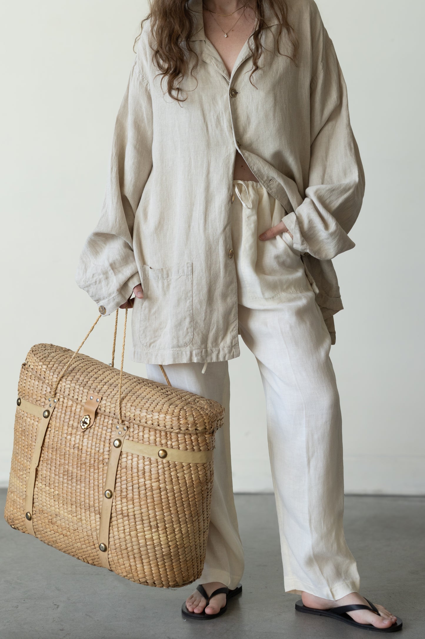 Linen Chore Jacket