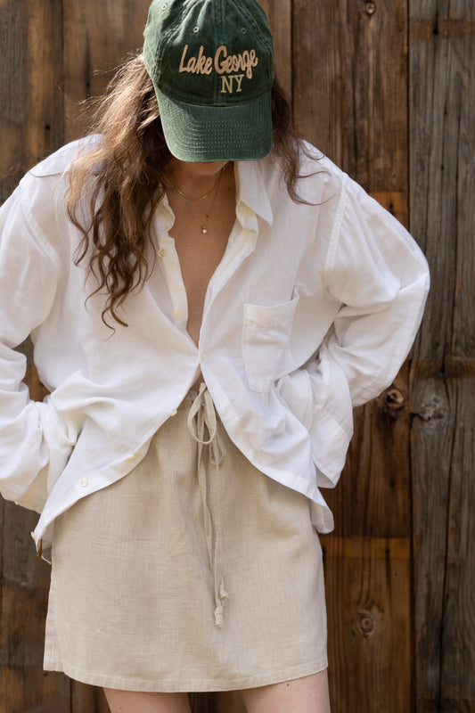 Linen Cotton Button Down