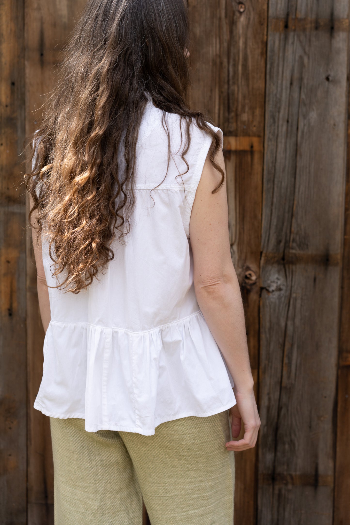 Embroidered Cotton Top