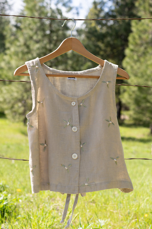 Meadow Button Top