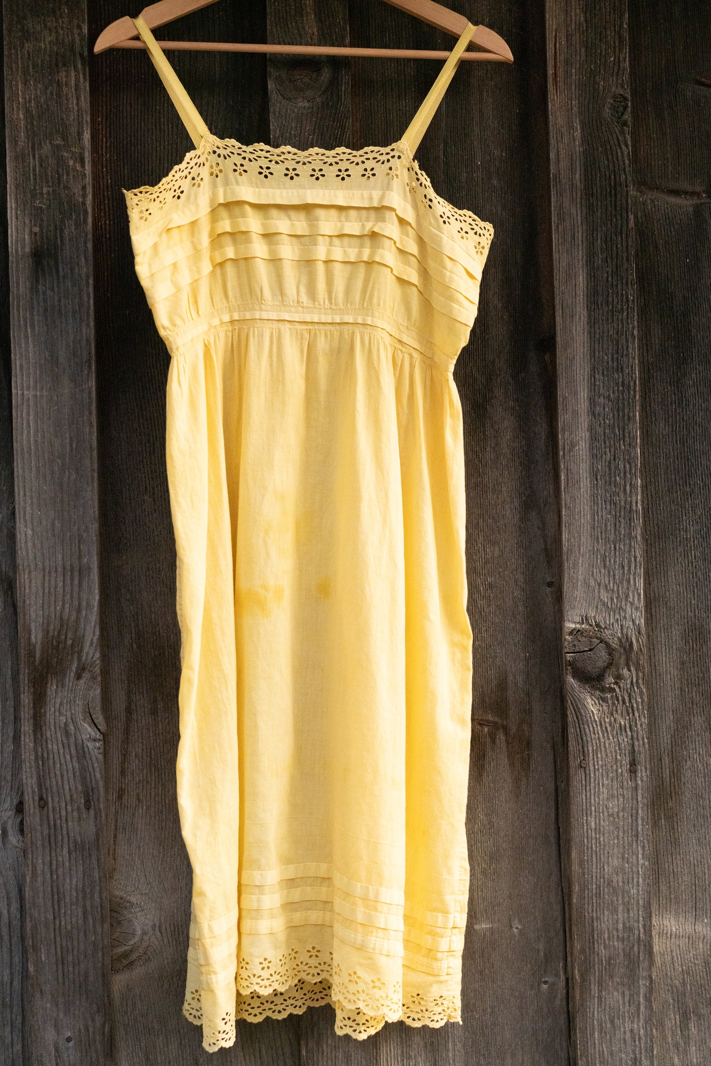 Botanically Dyed Antique Cotton Dress