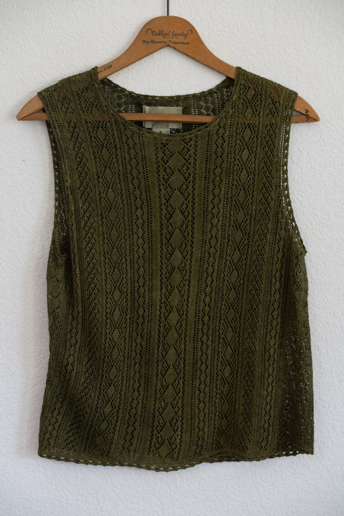 Botanically Dyed Emanuel Ungaro Linen Silk Knit Tank