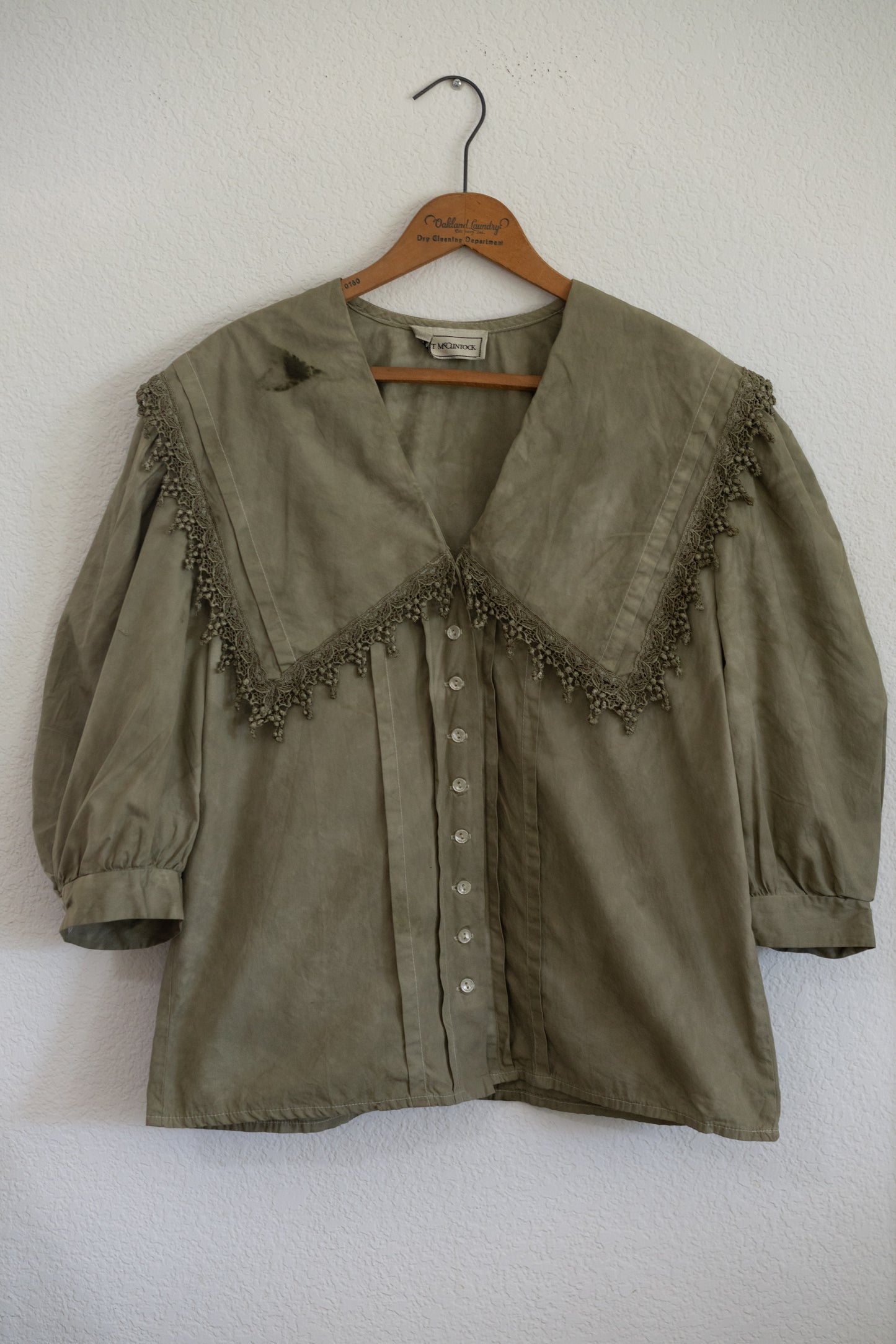 Botanically Dyed Scott McClintock Cotton Blouse