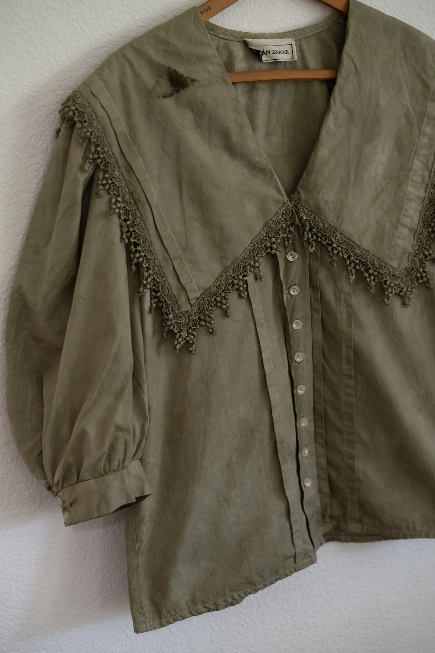 Botanically Dyed Scott McClintock Cotton Blouse