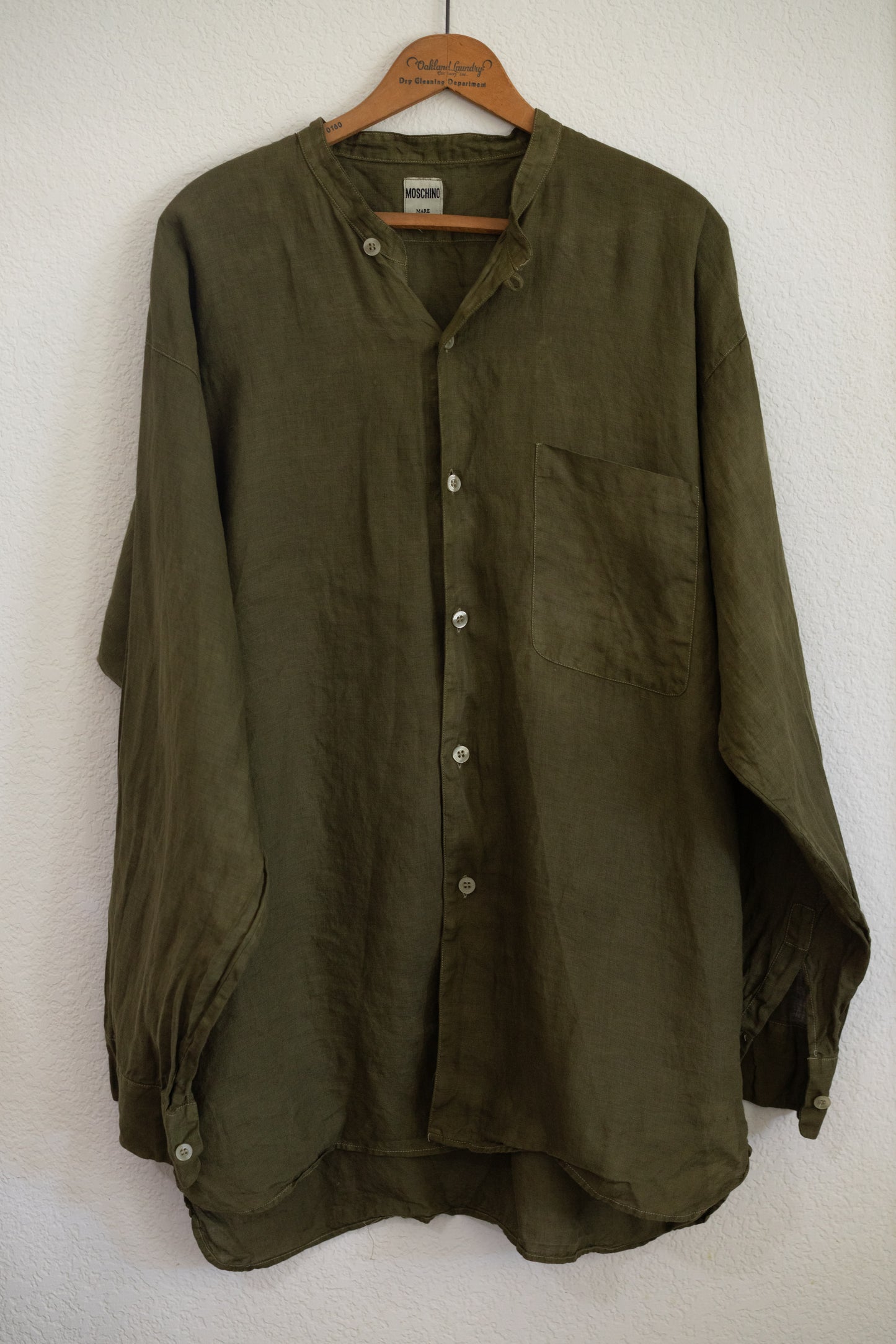 Botanically Dyed Moschino Mare Linen Button-Up