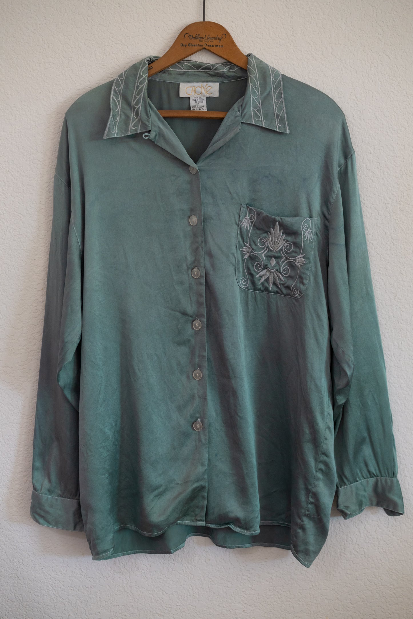 Botanically Dyed Caché Silk Blouse
