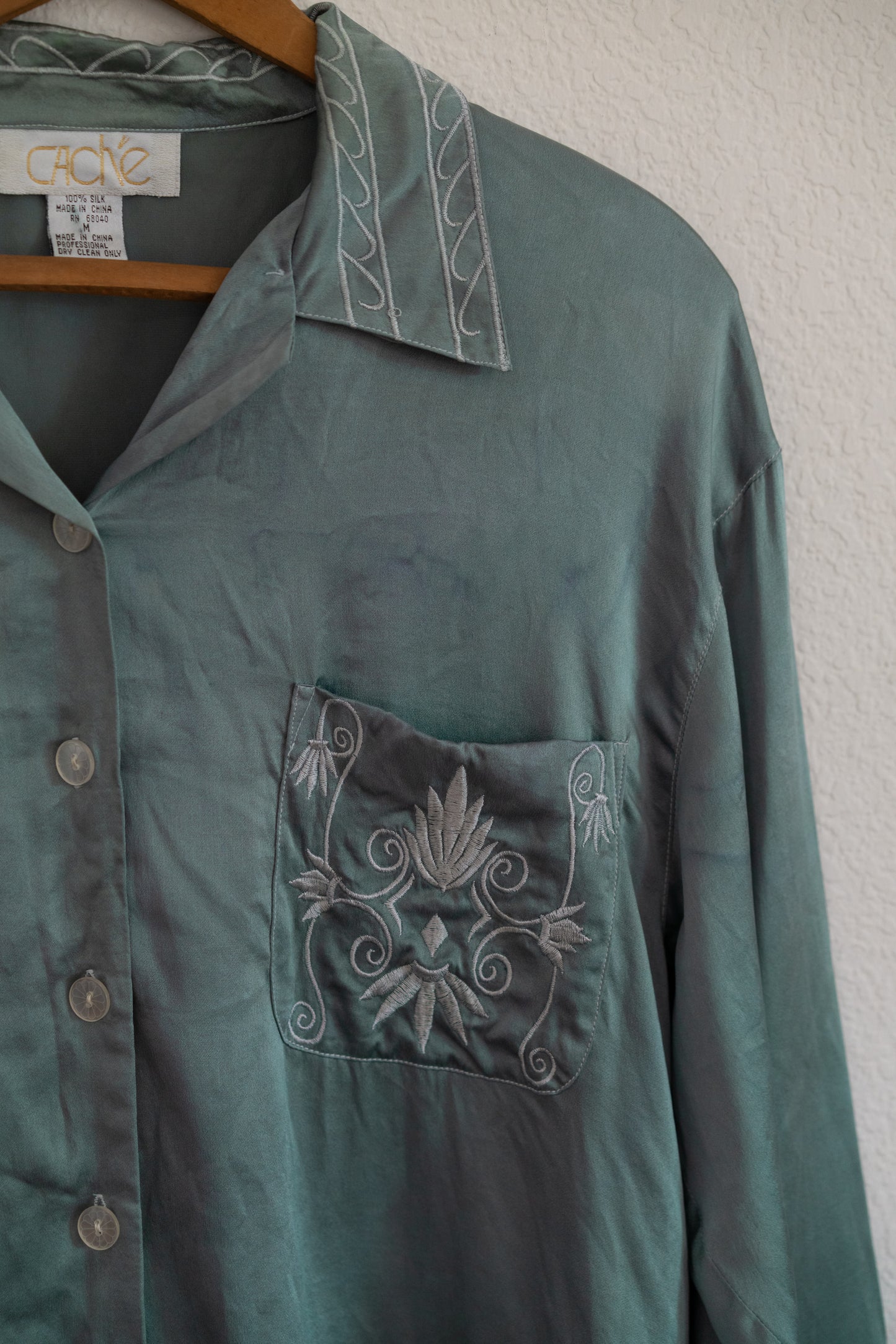 Botanically Dyed Caché Silk Blouse