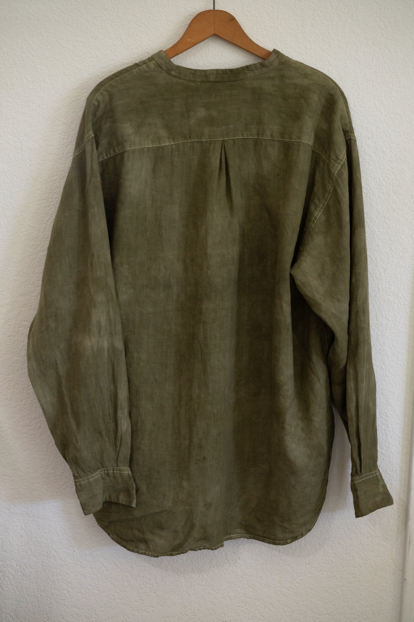 Botanically Dyed Arnold Zimberg Linen Button-Up