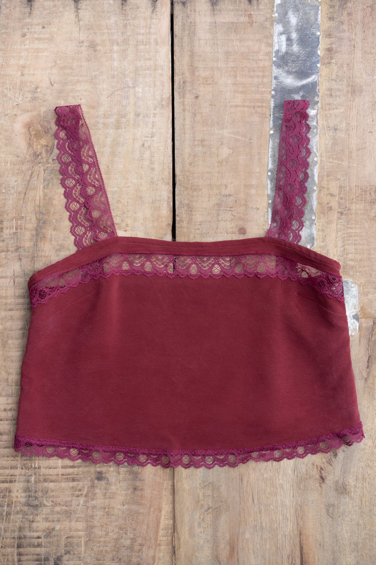 Scarlet Silk Camisole
