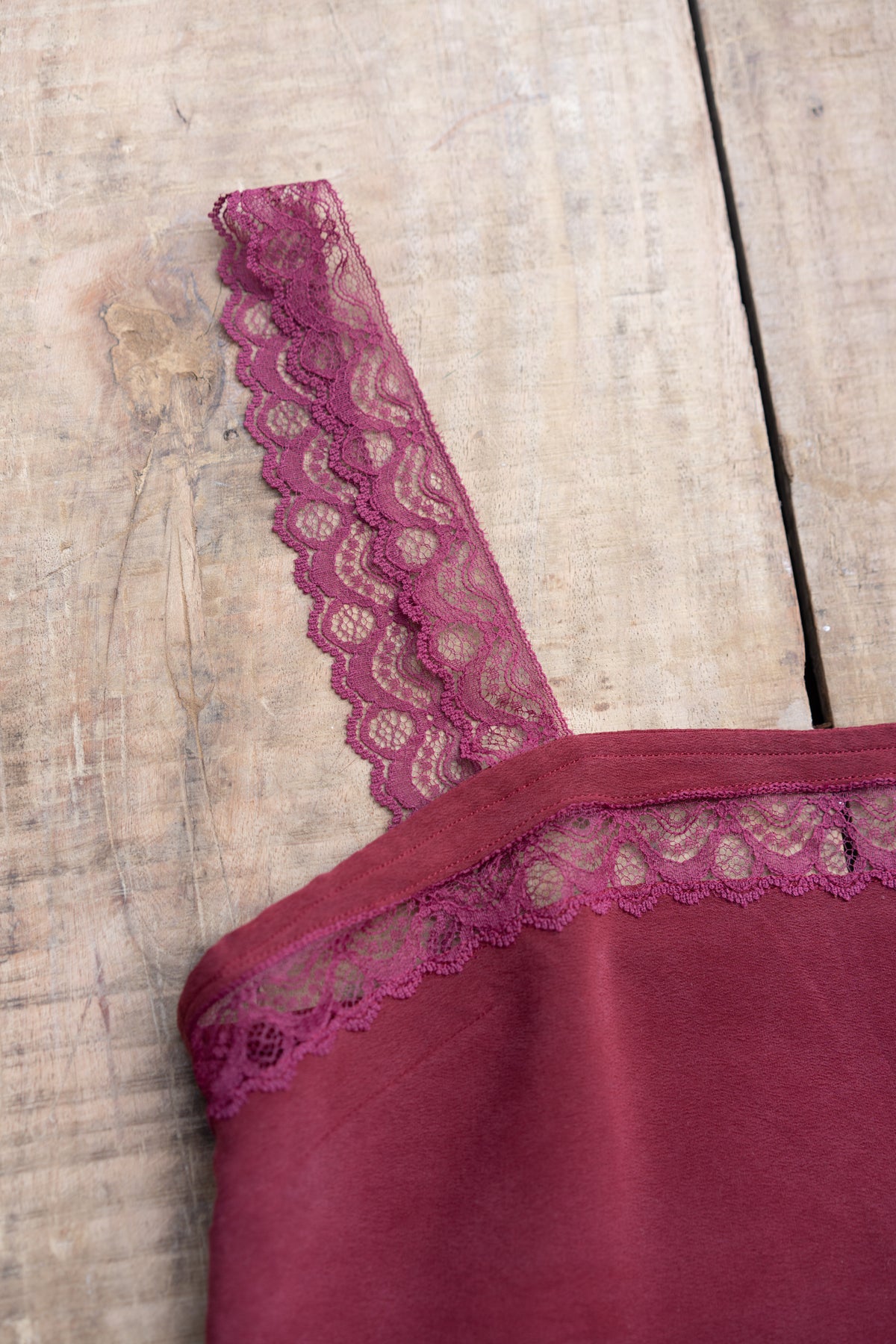 Scarlet Silk Camisole