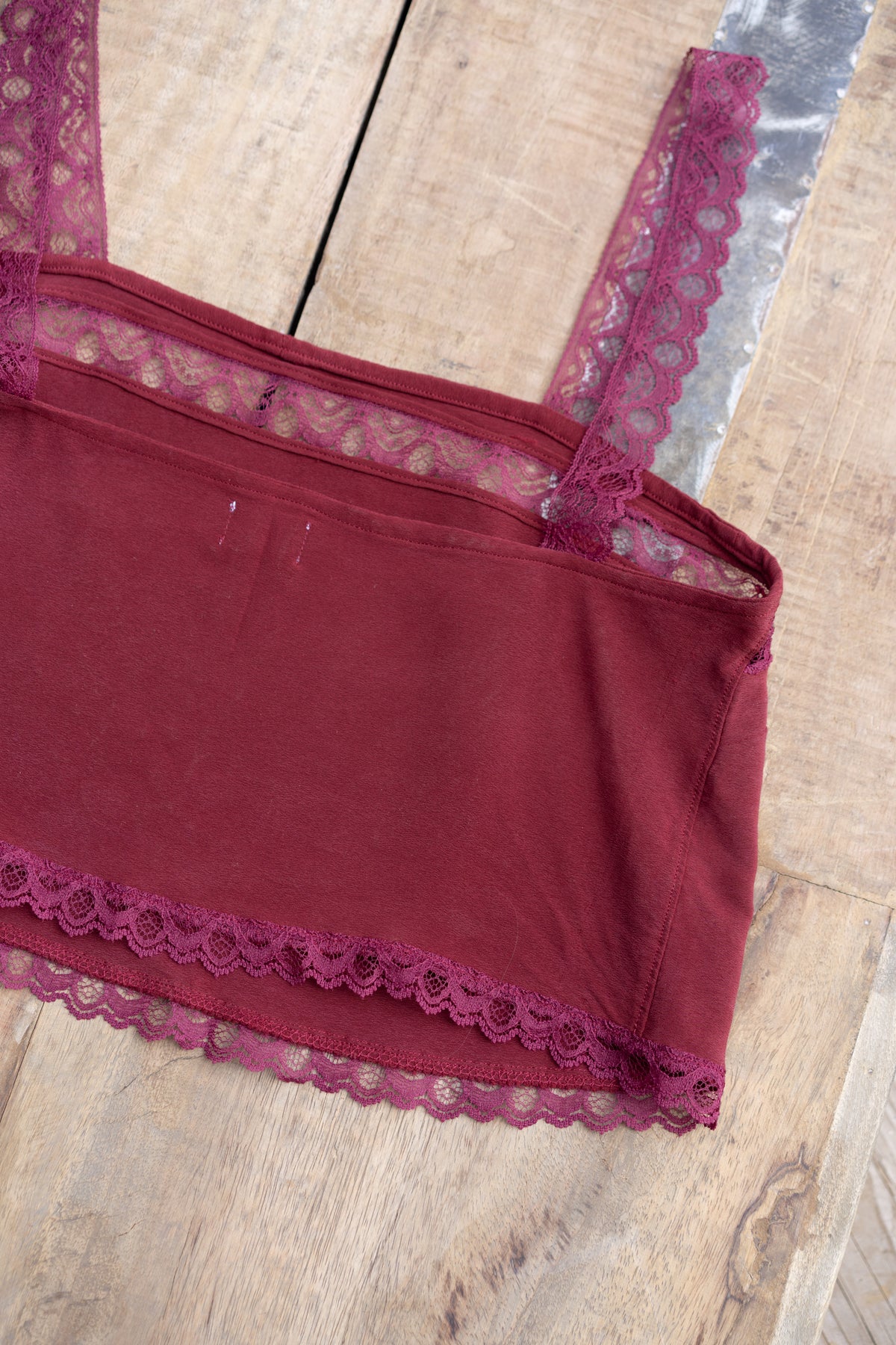 Scarlet Silk Camisole