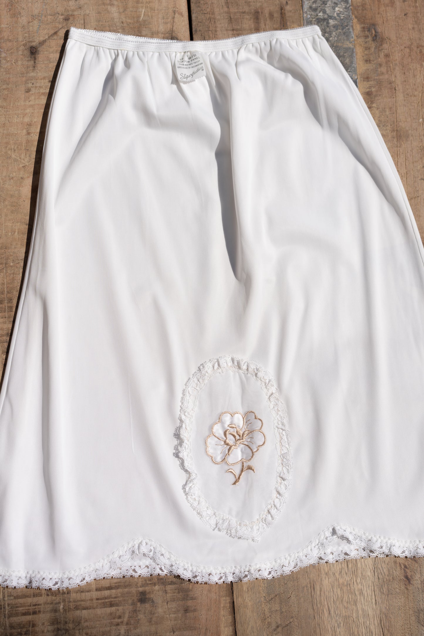 Embroidered Slip Skirt