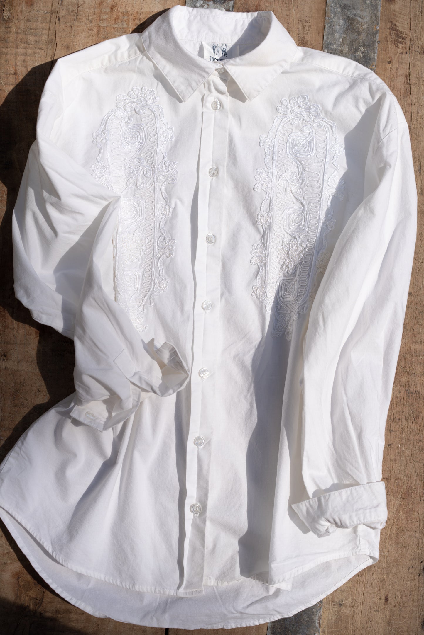 Embroidered Cotton Shirt
