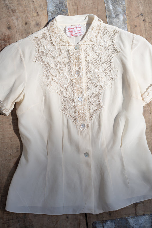Silk Lace Top