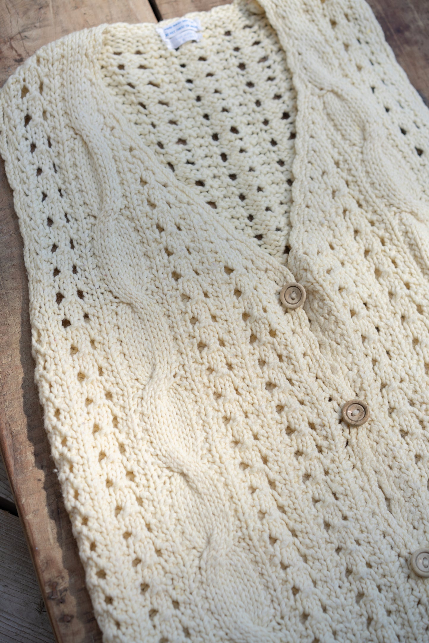 Cable Knit Vest