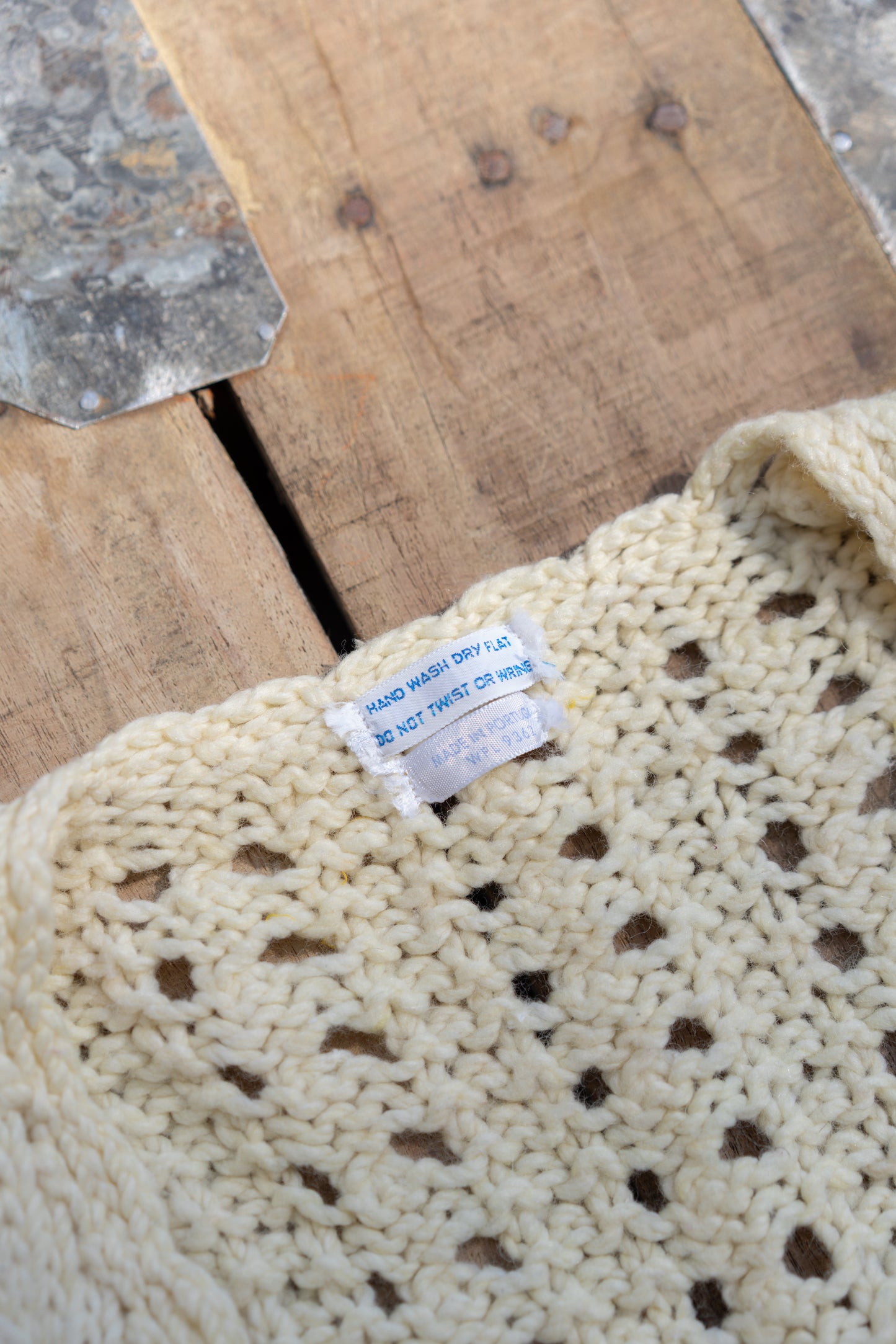 Cable Knit Vest