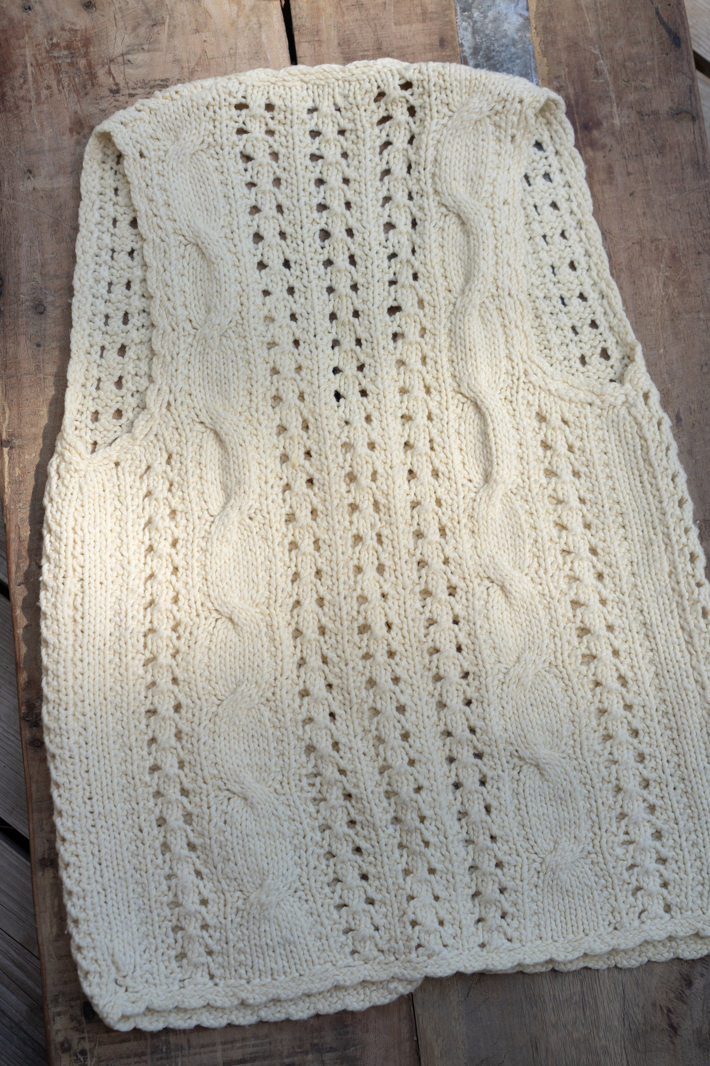 Cable Knit Vest