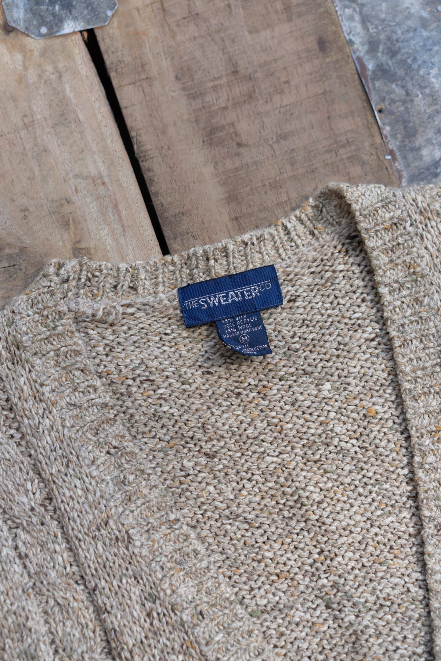 Silk Wool Knit Vest