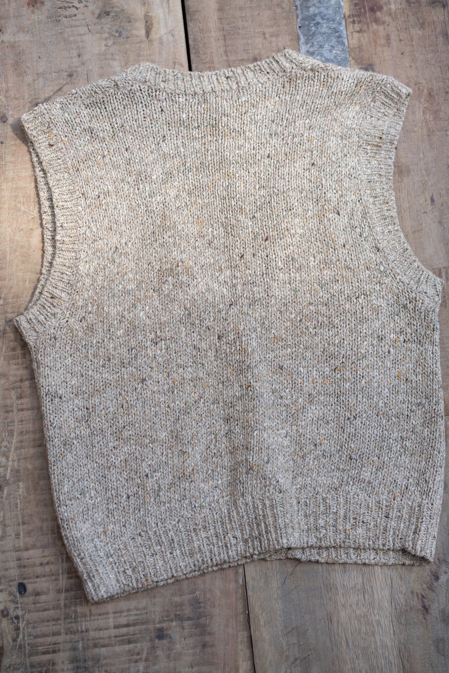 Silk Wool Knit Vest