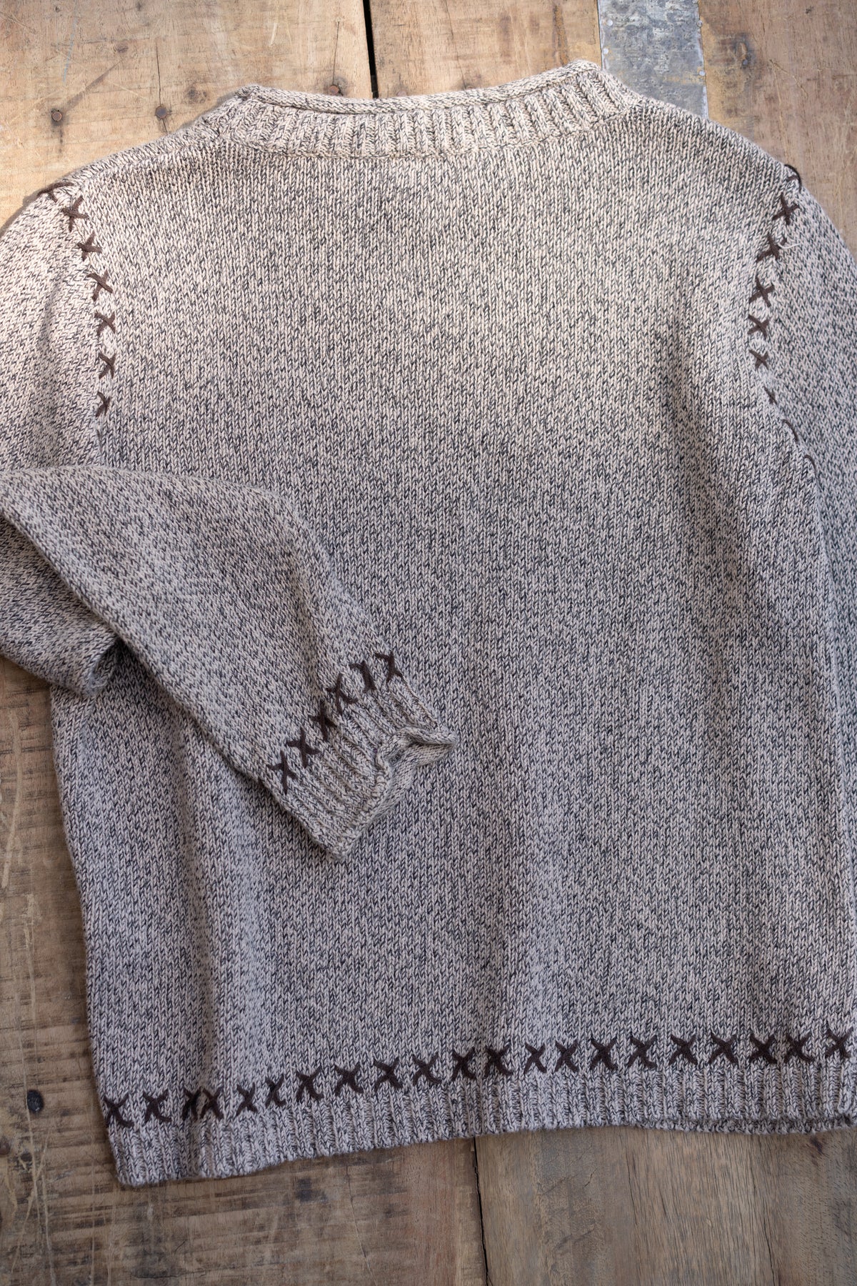 Hand Embroidered Horse Sweater