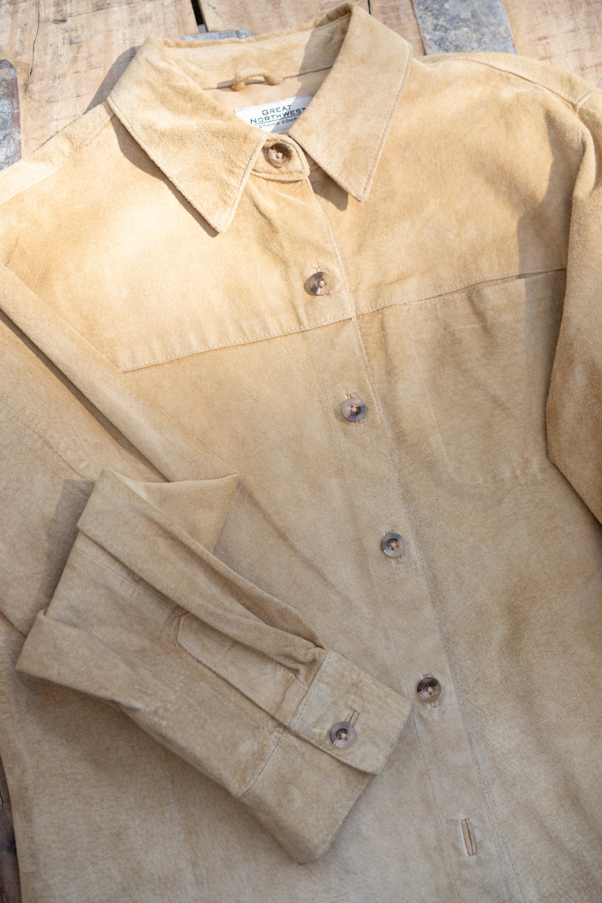 Suede Shirt Jacket