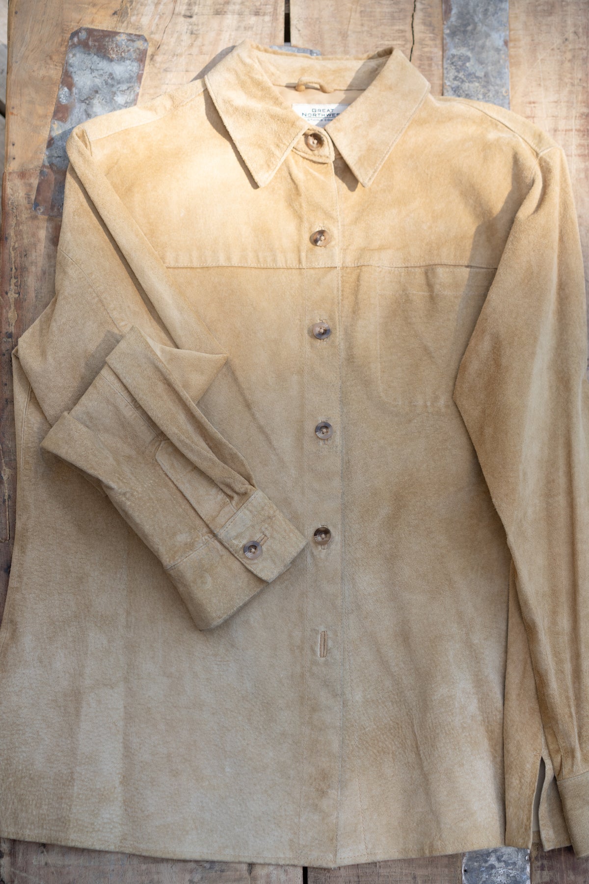 Suede Shirt Jacket