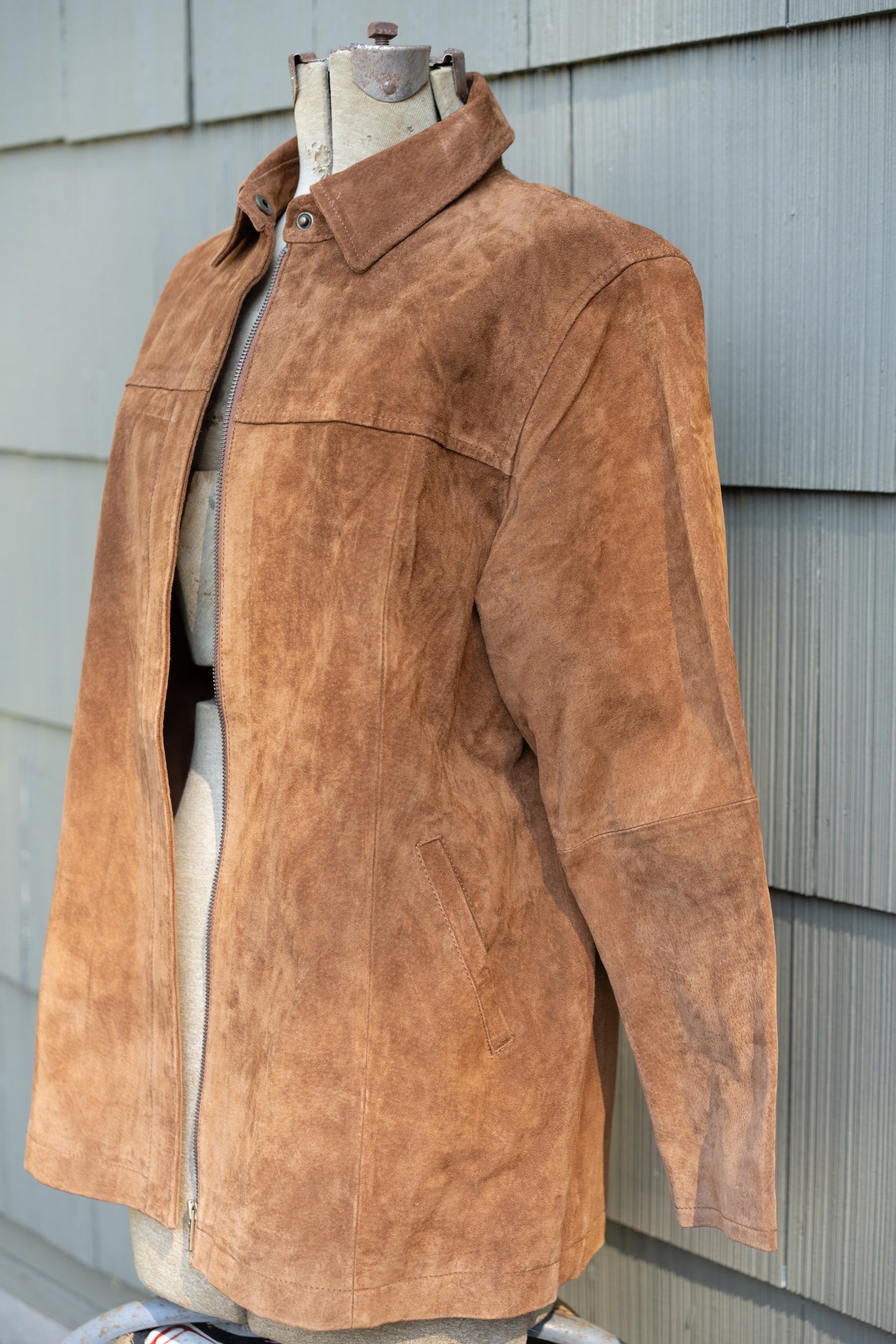 Suede Zip Jacket