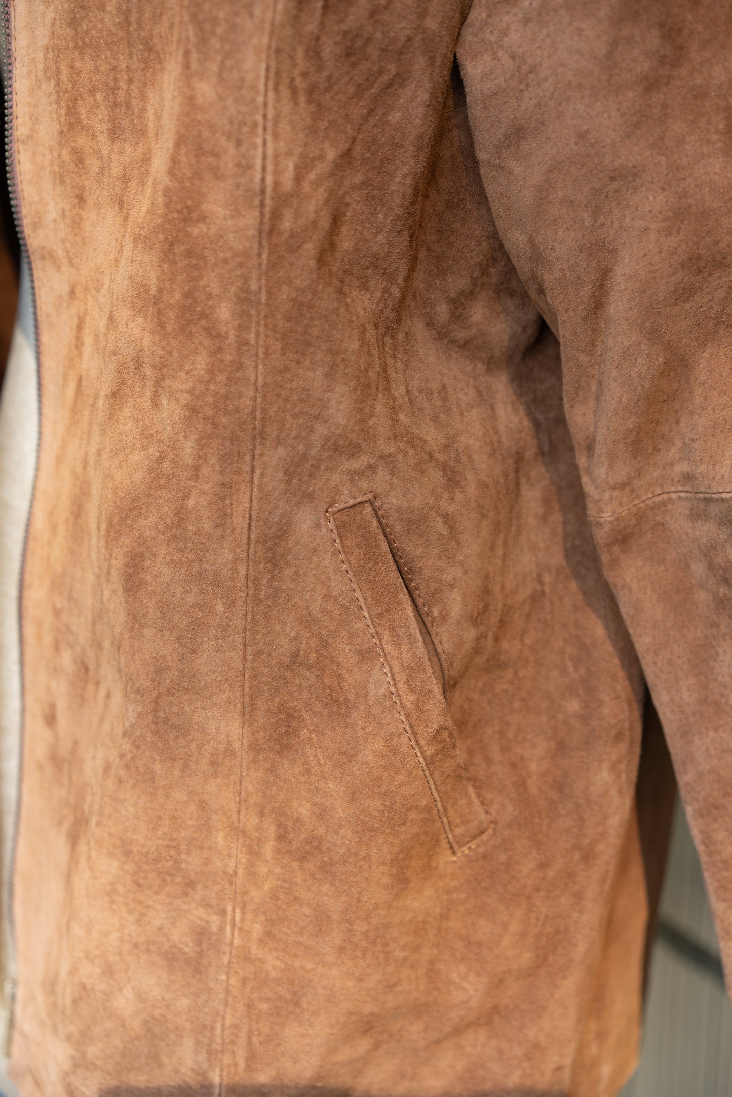 Suede Zip Jacket