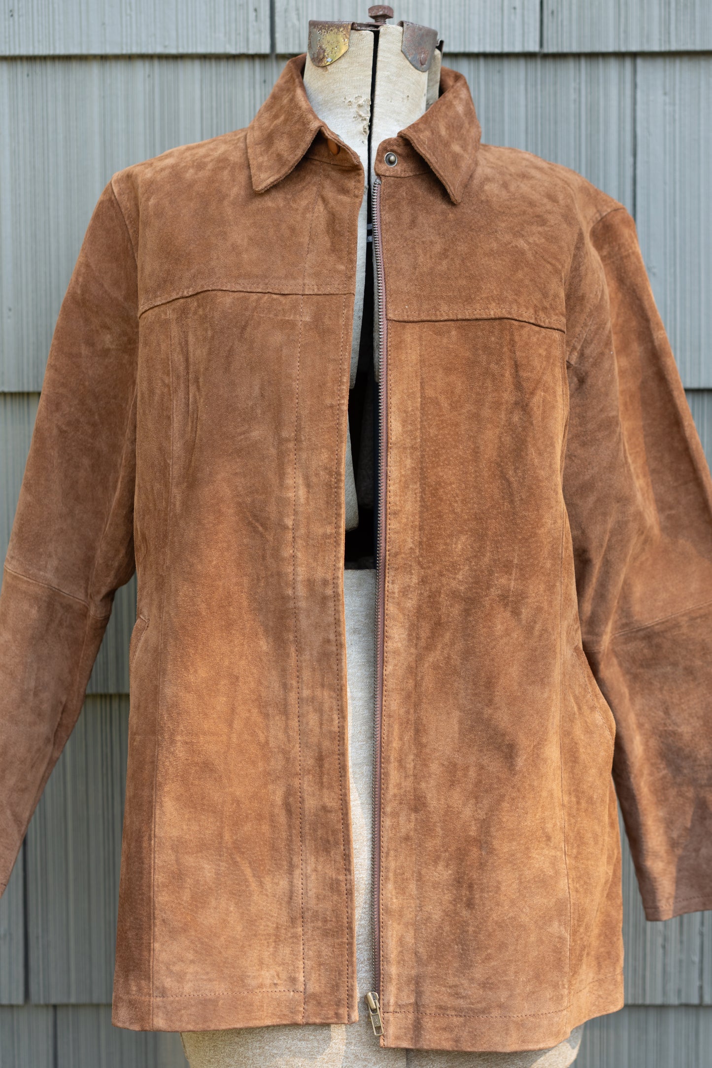 Suede Zip Jacket