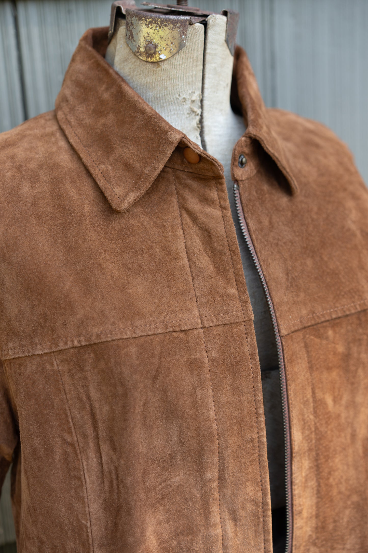 Suede Zip Jacket