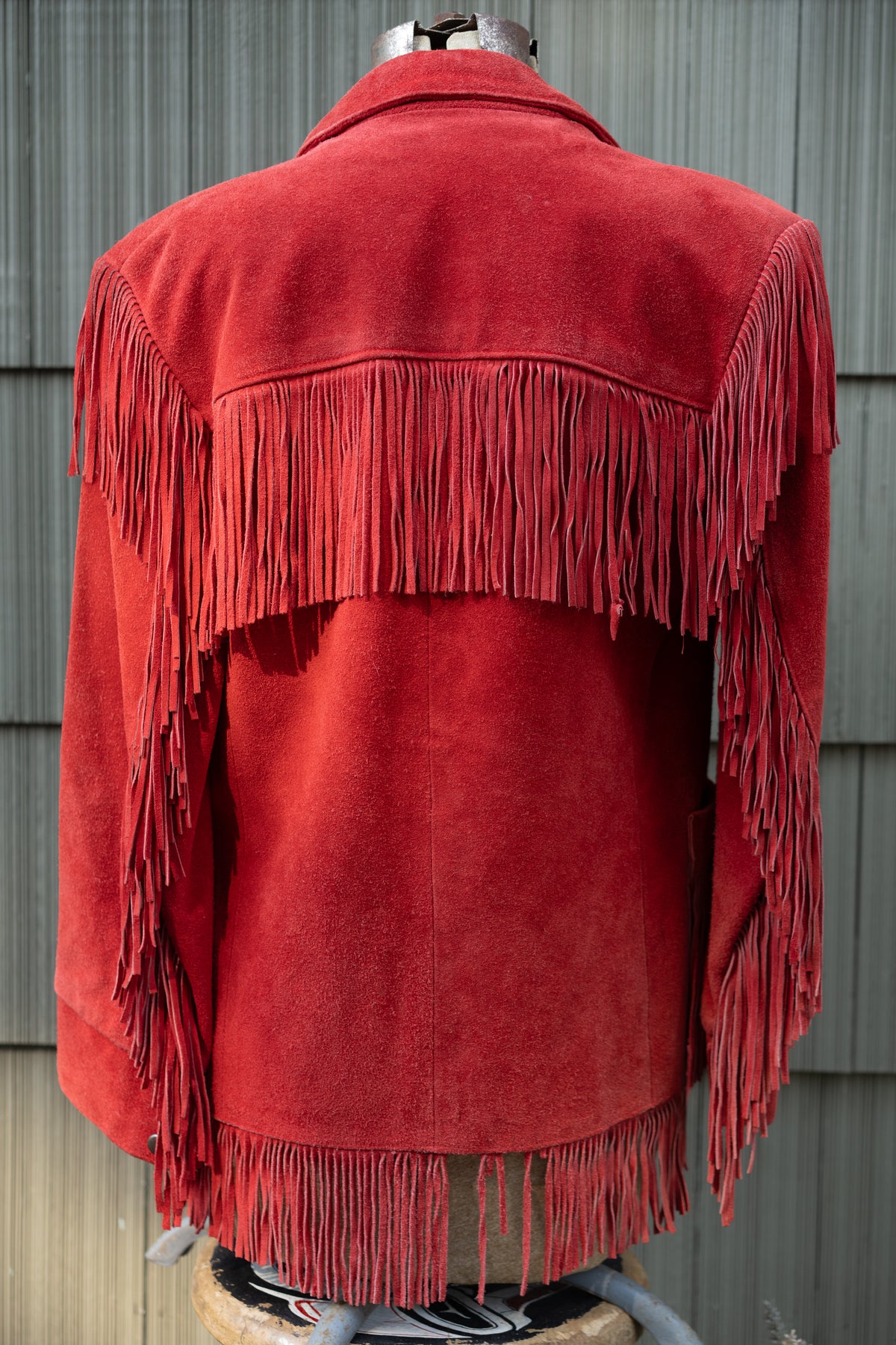 Suede Fringe Jacket