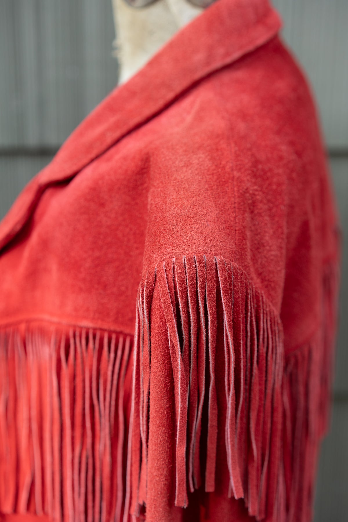 Suede Fringe Jacket
