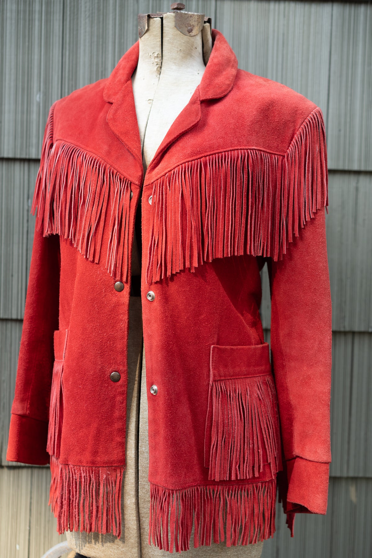 Suede Fringe Jacket