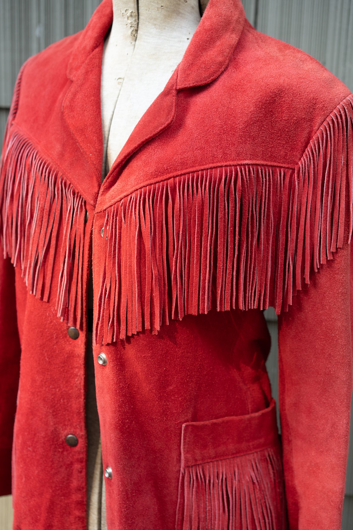 Suede Fringe Jacket