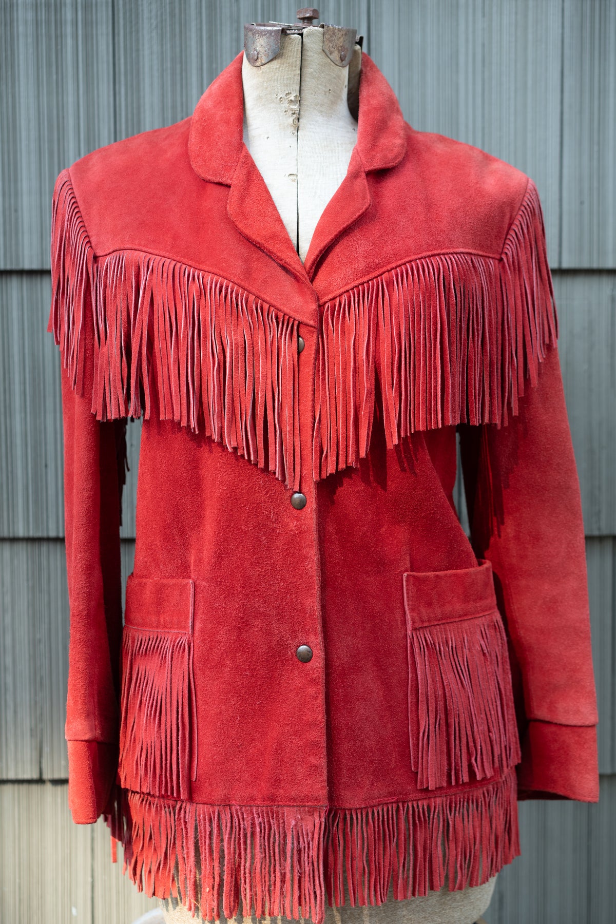 Suede Fringe Jacket