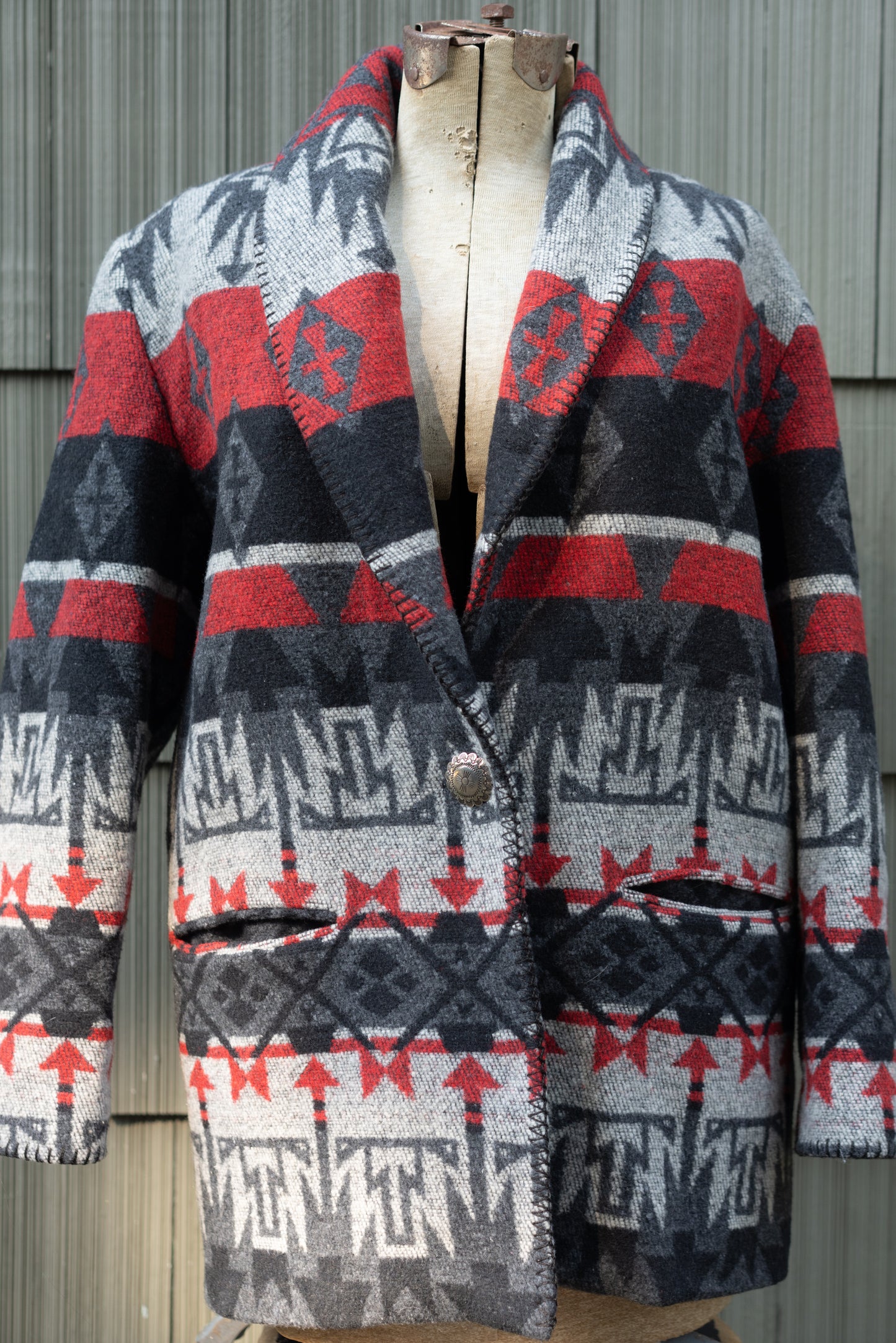 Southwestern Blanket Jacket