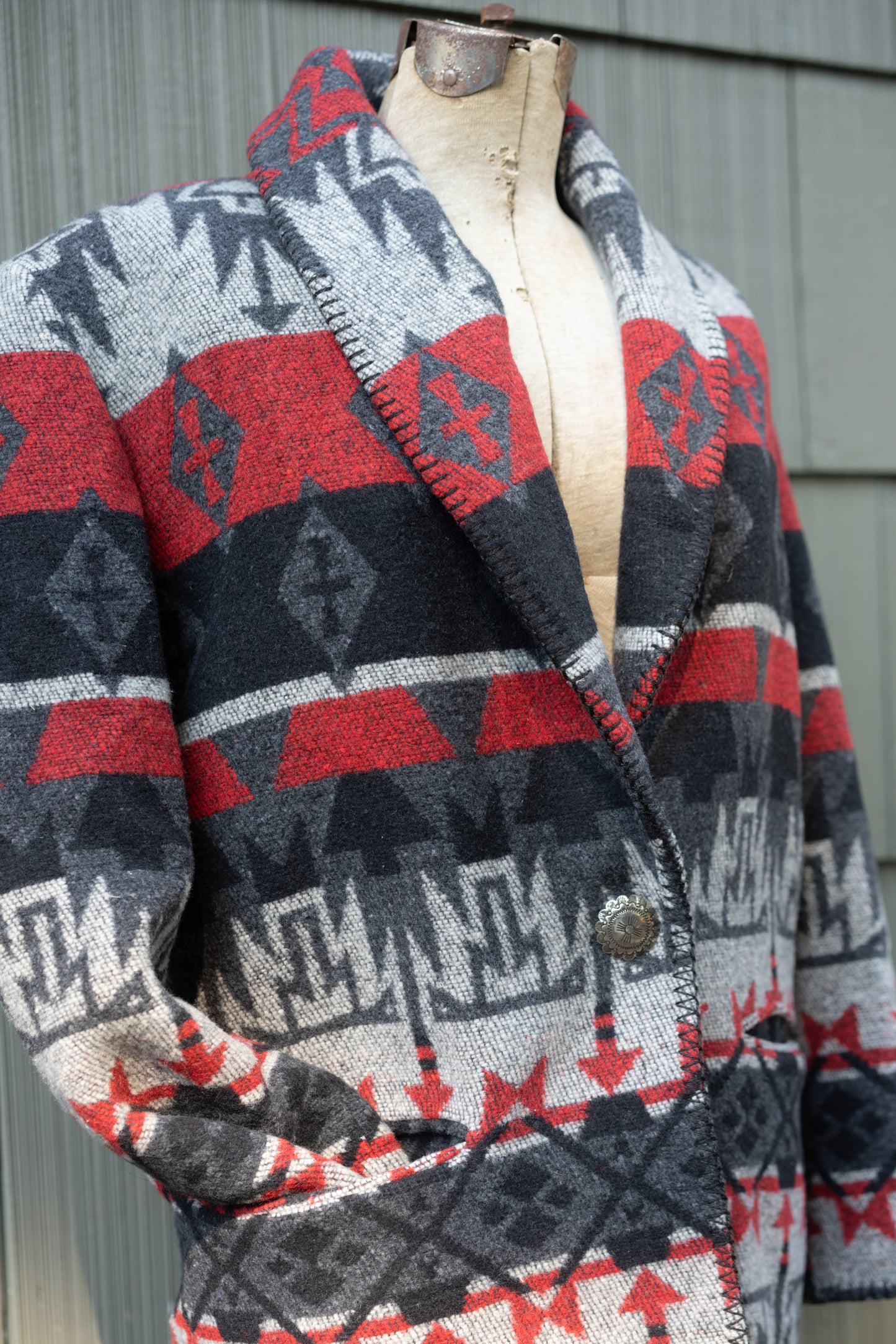 Southwestern Blanket Jacket