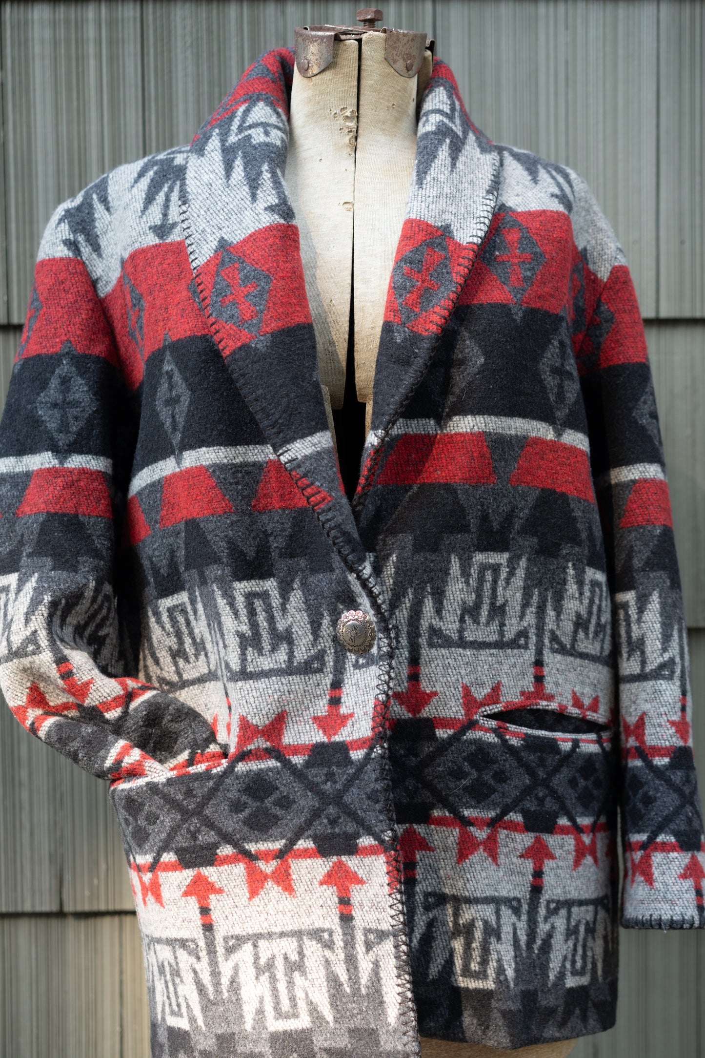 Southwestern Blanket Jacket
