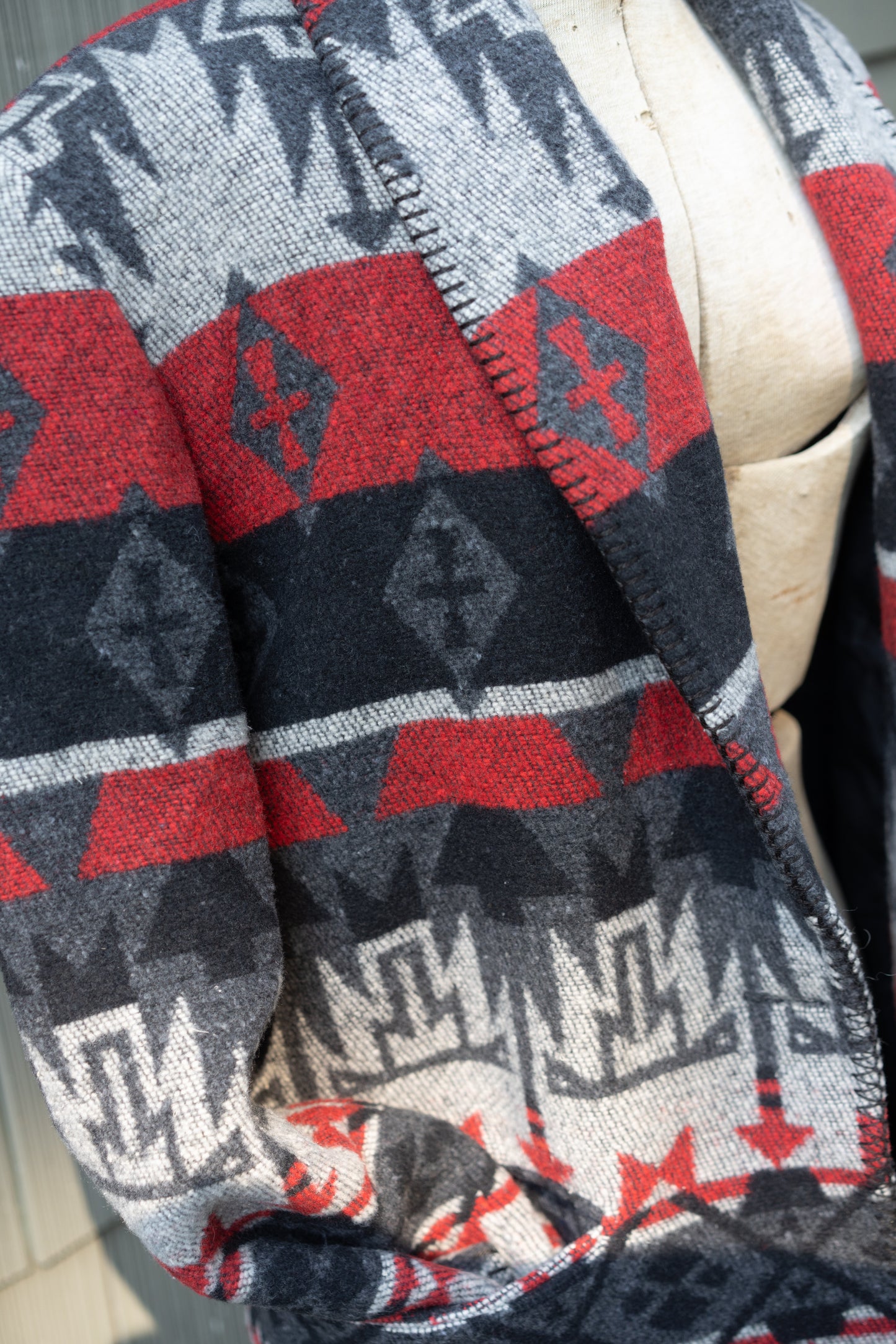 Southwestern Blanket Jacket
