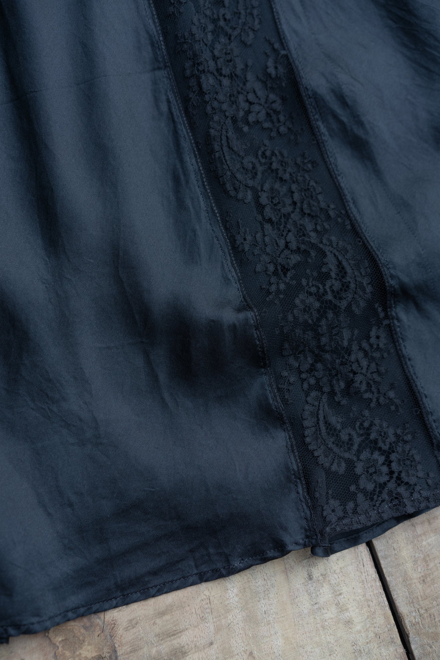 Onyx Silk Slipdress